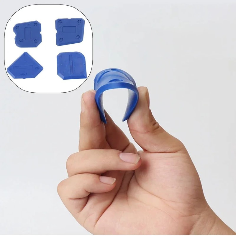 9 Piece Caulking Tool Kit Sealant Finishing Tools For Smooth Grout And Silicone Application 1