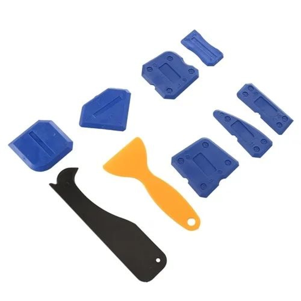9 Piece Caulking Tool Kit Sealant Finishing Tools For Smooth Grout And Silicone Application 6