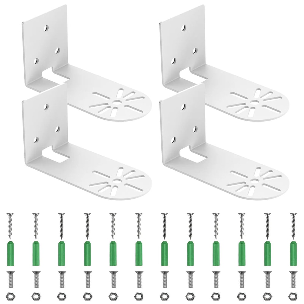 Heavy Duty L Shape Camera Wall Mount Bracket Set For CCTV And PTZ Systems 6