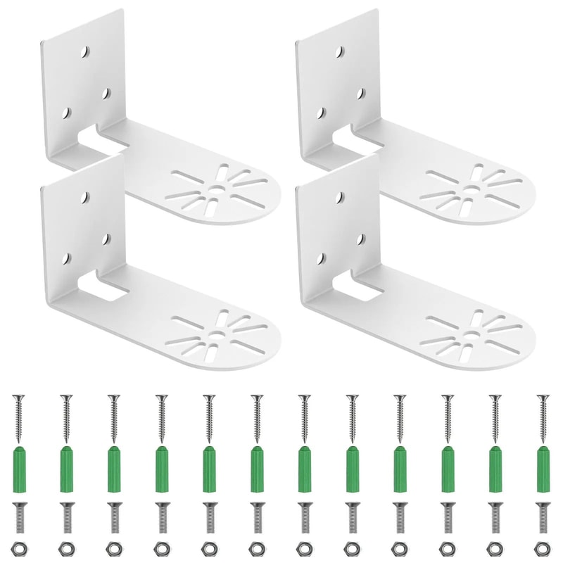 Heavy Duty L Shape Camera Wall Mount Bracket Set For CCTV And PTZ Systems 6