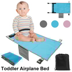 toddler airplane seat extender travel bed footrest for kids