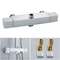 Thermostatic Shower Mixer Valve Wall Mounted Stainless Steel Faucet 0