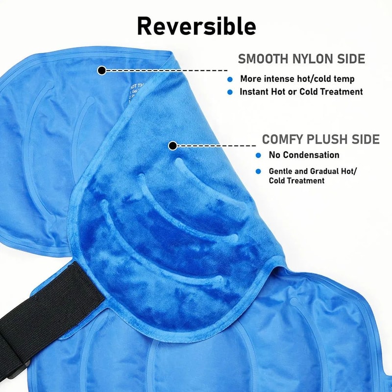 Shoulder Ice Pack Wrap For Pain Relief And Hot Cold Therapy Support 2