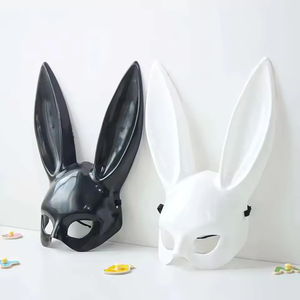 Cartoon Bunny Half Face Mask For Costume Party And Cosplay 1