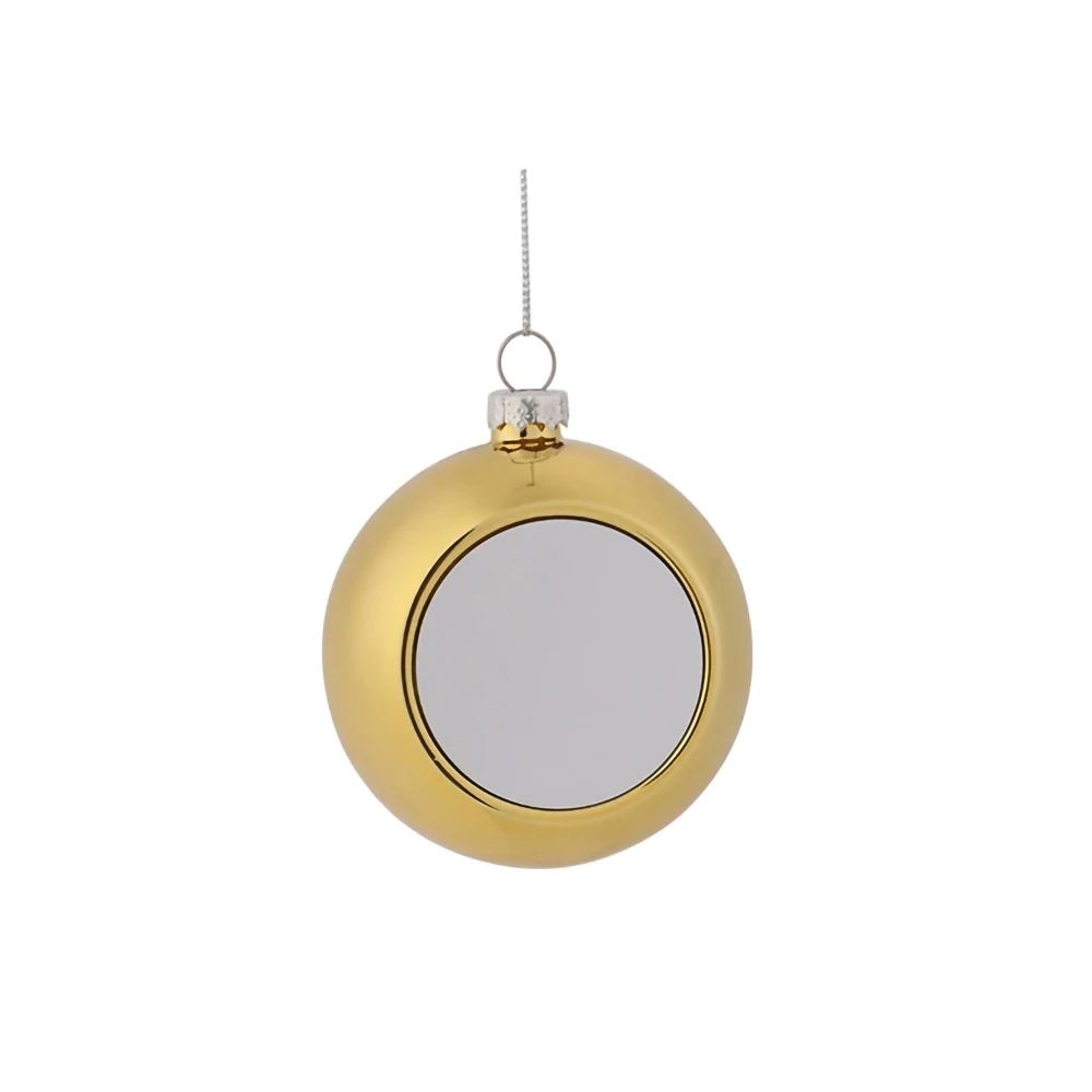 Custom Sublimation Christmas Ball Ornament Blank For DIY Photo Gifts 7