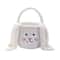 Cute Plush Easter Bunny Basket For Candy And Egg Hunting Gifts 8