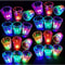 LED Flashing Party Drink Cups Color Changing Light Up Beverage Glass Set 4