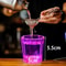 LED Flashing Party Drink Cups Color Changing Light Up Beverage Glass Set 5