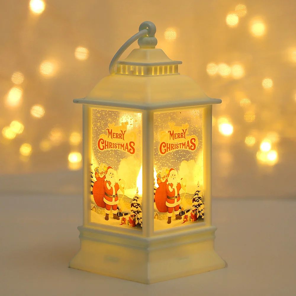 Christmas LED Lantern Snowman And Santa Decorative Night Lamp 9