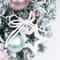 Pink Snowflake Christmas Wreath Door Hanging Holiday Decoration 3