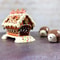 Ceramic Gingerbread Hamster House Cozy Small Pet Hideout Christmas Decor 1