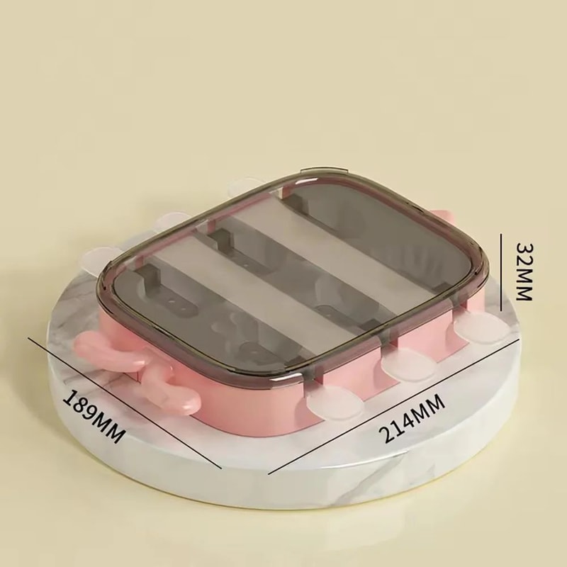 Silicone Popsicle Mold Cute Fruit Ice Cream Maker DIY Ice Cube Tray 7