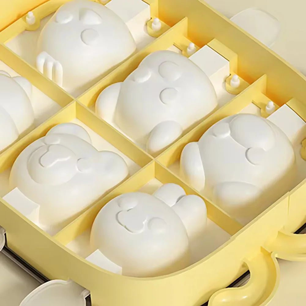 Silicone Popsicle Mold Cute Fruit Ice Cream Maker DIY Ice Cube Tray 5