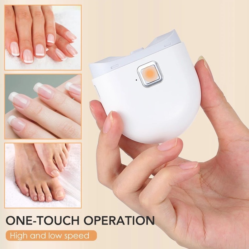 Electric Nail Clipper Automatic Nail Trimmer Safe Rechargeable Manicure Tool 2