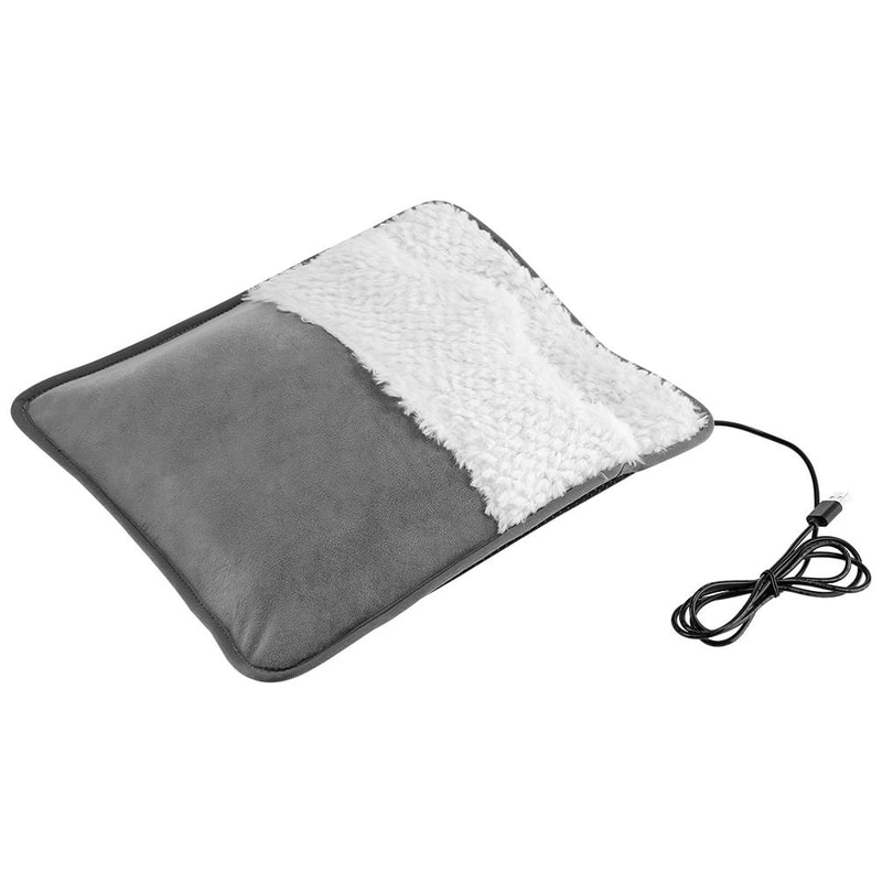 Electric Foot Heating Pad Cozy Plush Foot Warmer USB Heated Foot Mat 6