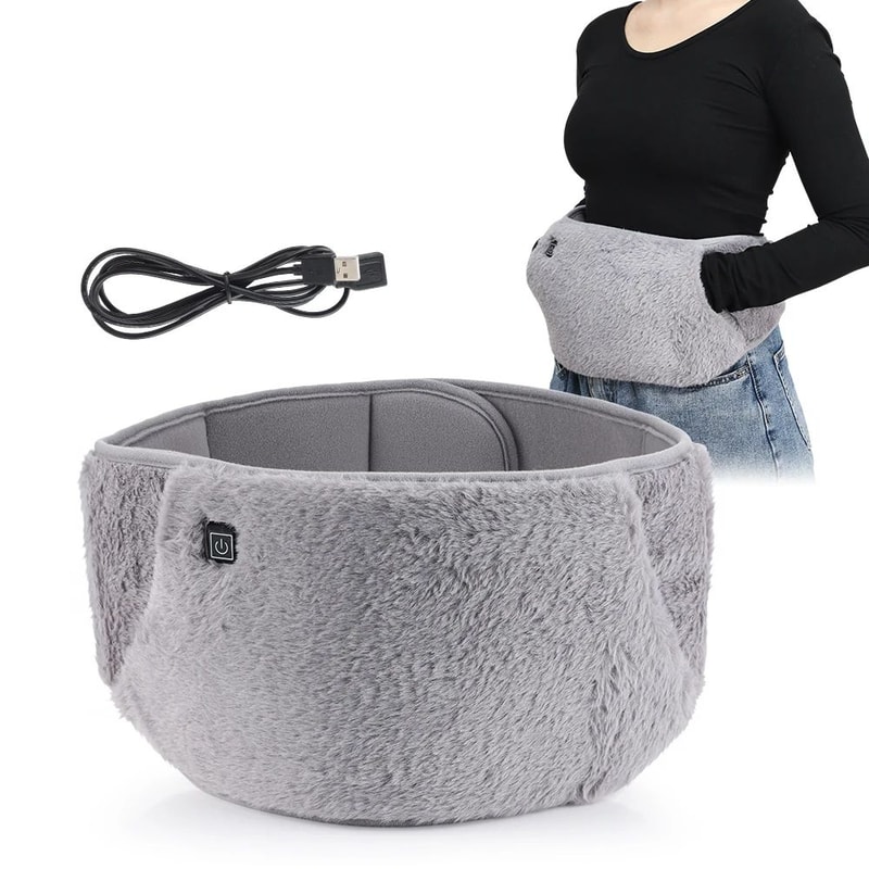 Electric Waist Heating Belt USB Heated Abdominal Warmer For Comfort And Relief 0