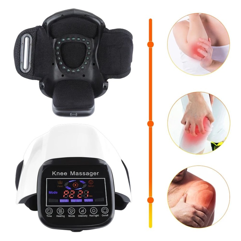 Wireless Knee Massager Air Compression Knee Therapy Device With Heat And Vibration 4