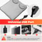 Electric Foot Heating Pad USB Plush Foot Warmer Cozy Heated Foot Mat 3