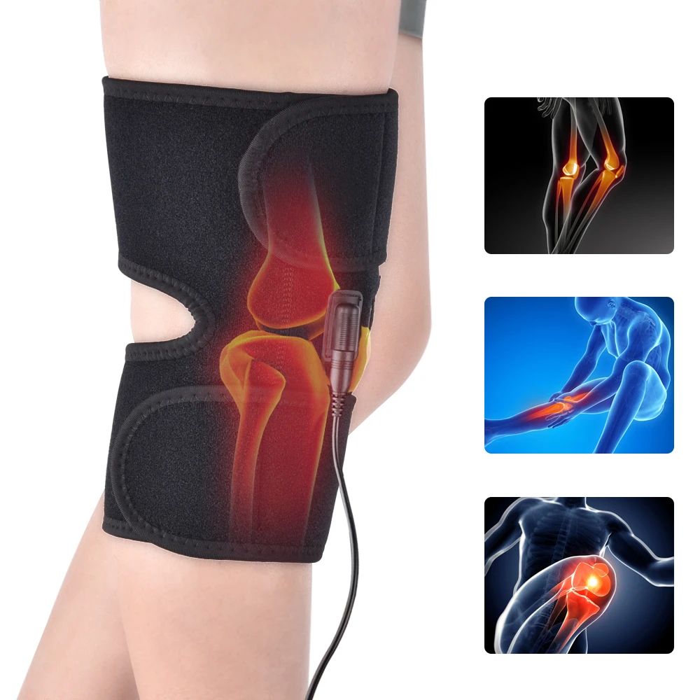 Electric Knee Massager Heating Therapy Pad For Leg Recovery And Comfort 2