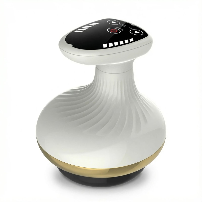 Electric Body Massage Brush Cupping Scraping Relaxation Tool 0