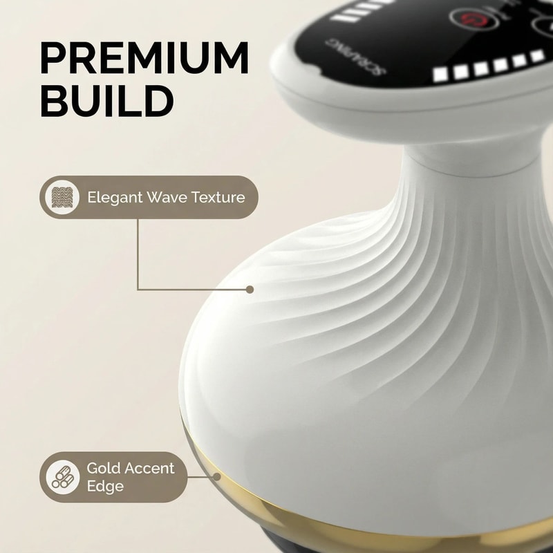 Electric Body Massage Brush Cupping Scraping Relaxation Tool 4