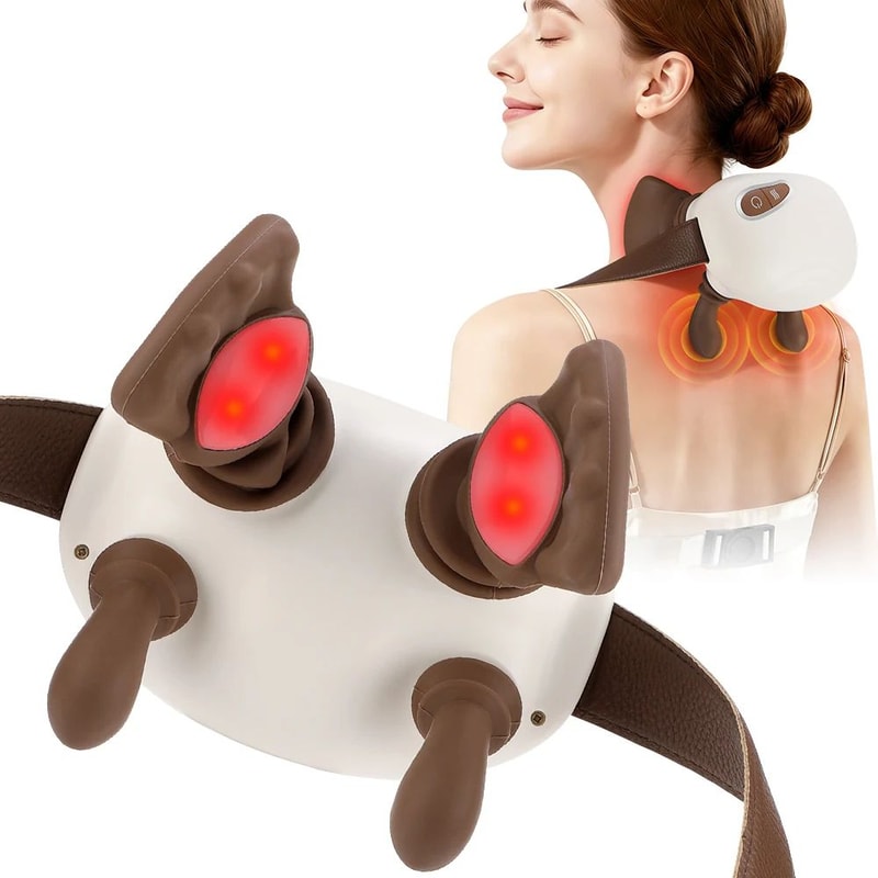 4D Neck And Shoulder Massager With Heat Wireless Kneading Shawl 2