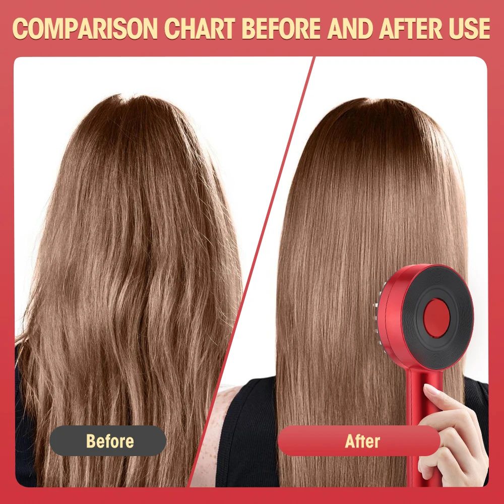 Electric Hair Growth Comb With Red Light Therapy And Oil Applicator 2