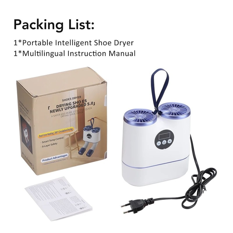 Electric Shoe Dryer With Timer Quick Dry Deodorizer And Sterilizer 6