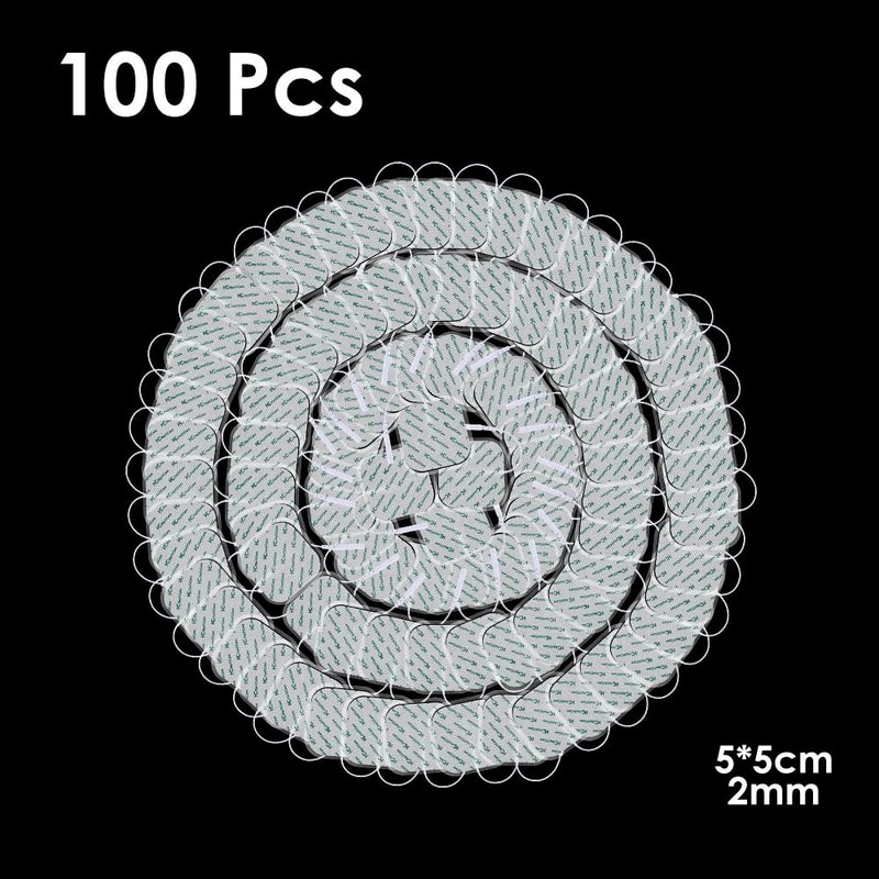 Reusable EMS TENS Electrode Pads Muscle Stimulator Replacement Gel Pads 0