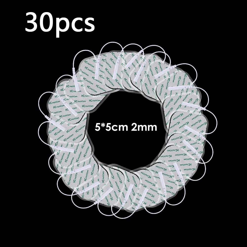 Reusable EMS TENS Electrode Pads Muscle Stimulator Replacement Gel Pads 8