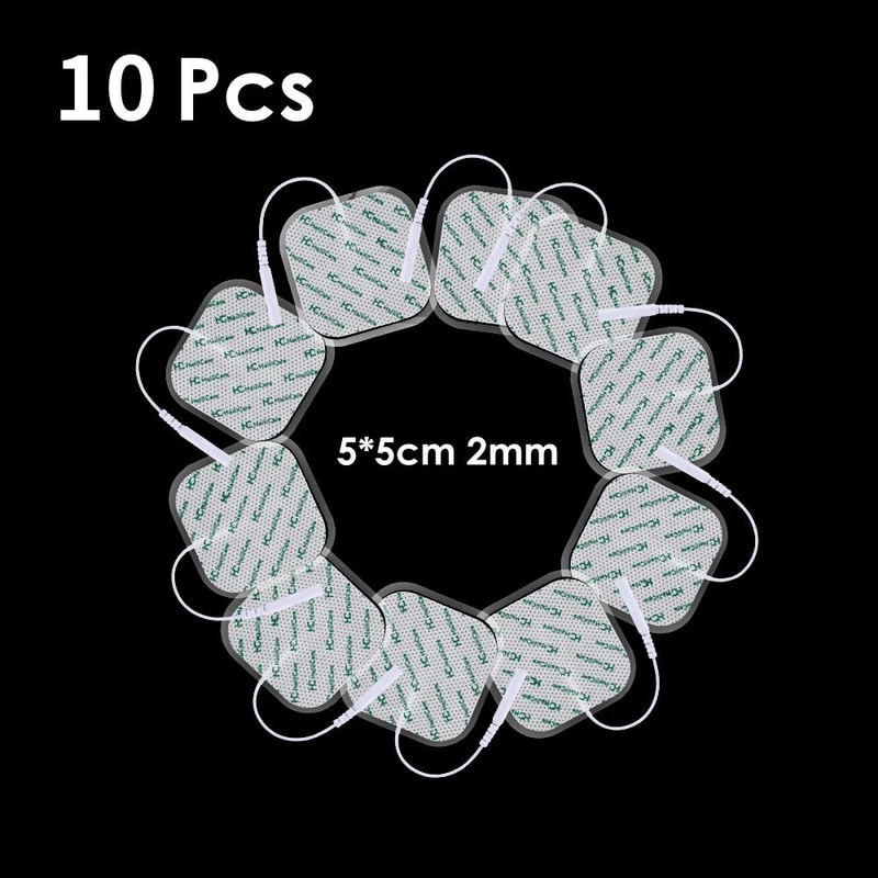 Reusable EMS TENS Electrode Pads Muscle Stimulator Replacement Gel Pads 3