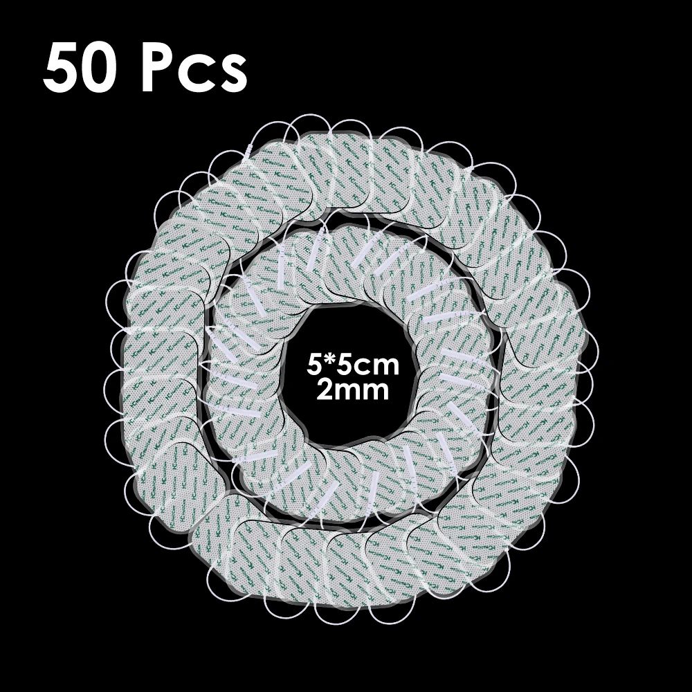 Reusable EMS TENS Electrode Pads Muscle Stimulator Replacement Gel Pads 5