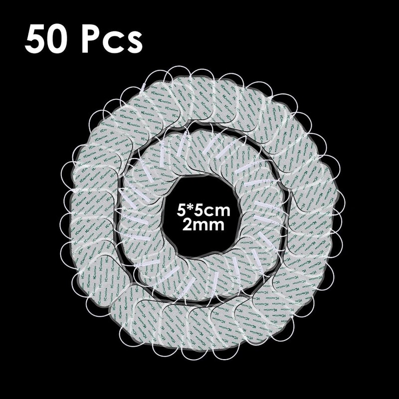 Reusable EMS TENS Electrode Pads Muscle Stimulator Replacement Gel Pads 5