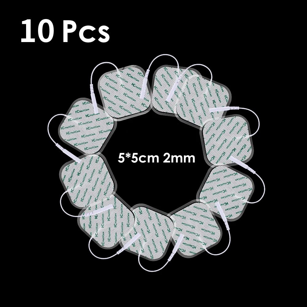 Reusable EMS TENS Electrode Pads Muscle Stimulator Replacement Gel Pads 6