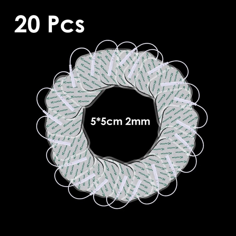 Reusable EMS TENS Electrode Pads Muscle Stimulator Replacement Gel Pads 7