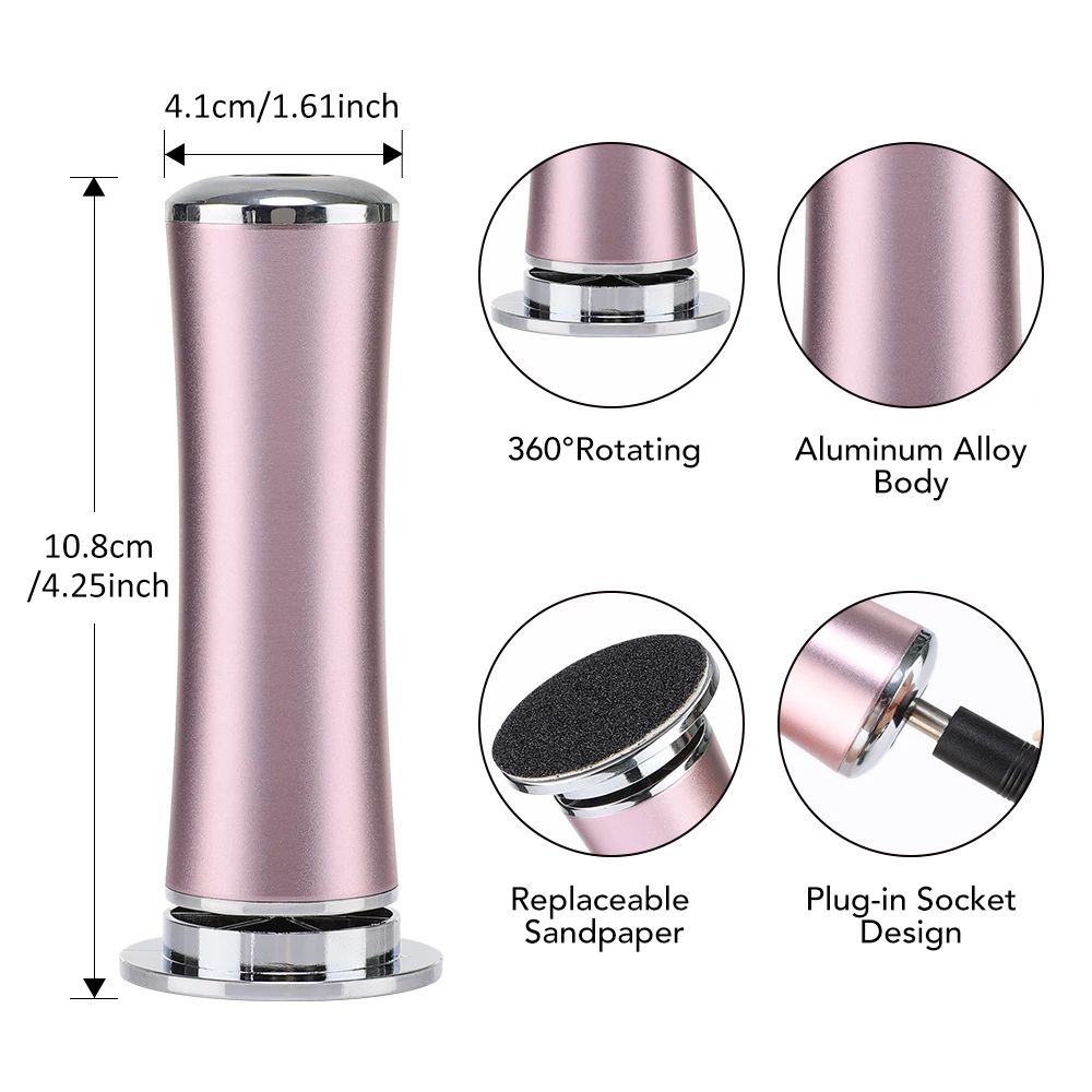 Electric Foot Callus Remover Pedicure Tool For Smooth Soft Heels 5