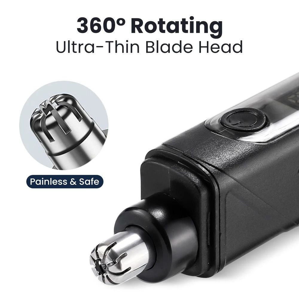 Rechargeable Nose Hair Trimmer Portable Facial Grooming Tool For Men 2