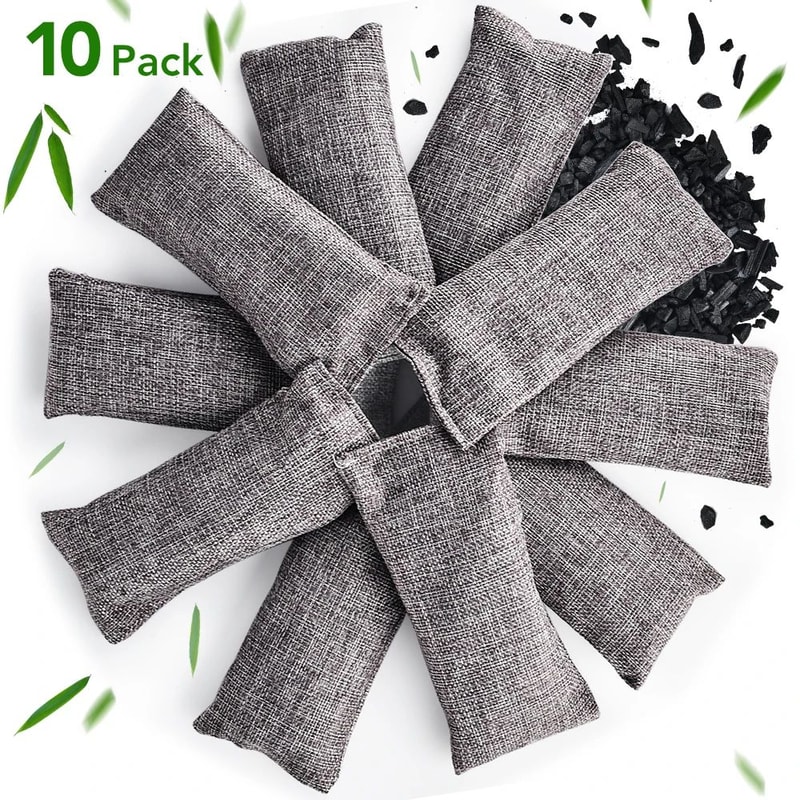 Bamboo Charcoal Air Purifying Bags Odor Absorber And Moisture Eliminator Set 0