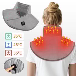 heated neck and shoulder wrap usb thermal massage shawl