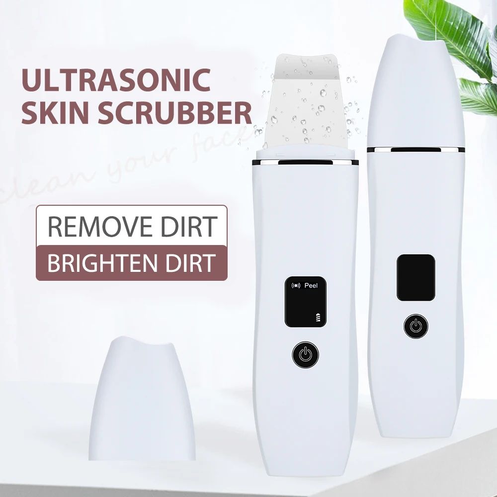 Electric Skin Scrubber Blackhead Remover Deep Clean Facial Spatula 0