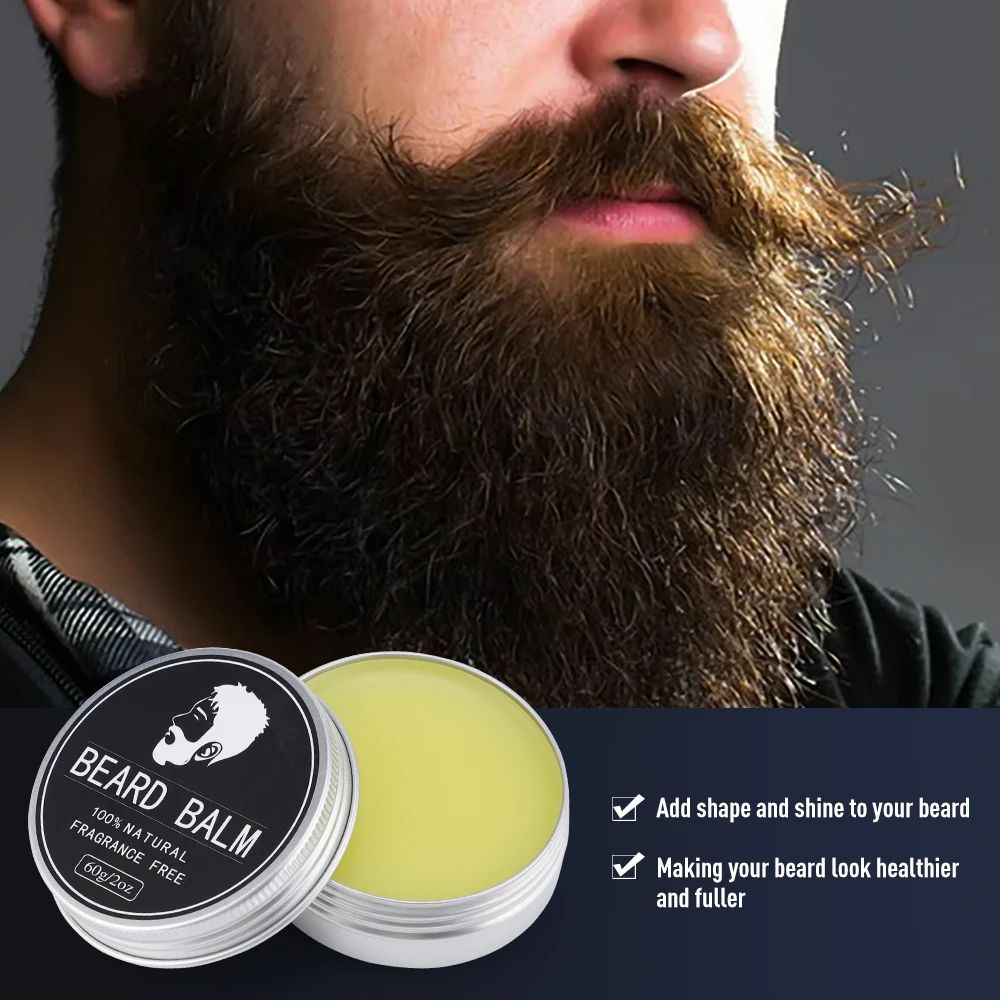 Beard Balm For Men Moisturizing Beard Styling Wax For Soft And Fuller Look 2
