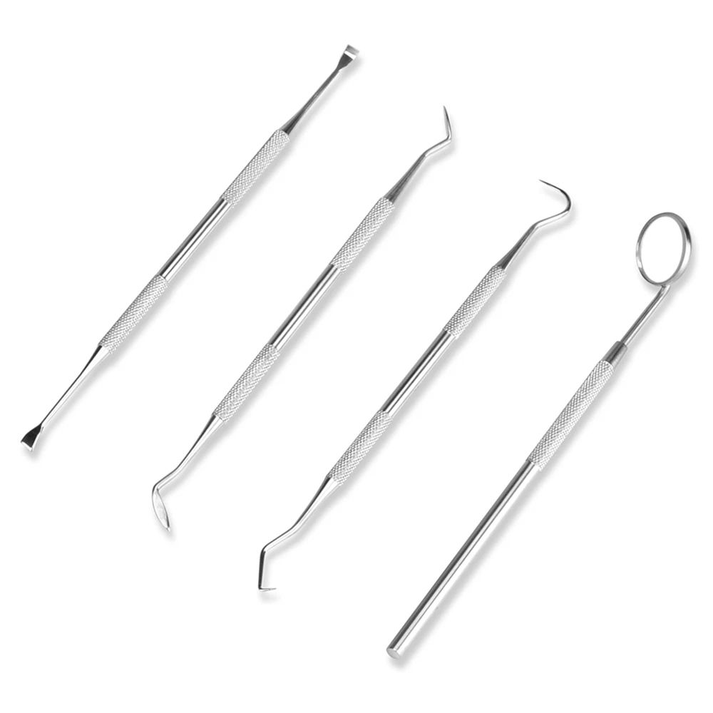 Dental Cleaning Tools Kit Tartar Remover Set For Teeth Plaque And Oral Care 6