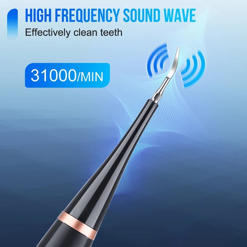 Ultrasonic Dental Scaler Electric Plaque And Tartar Remover Tooth Cleaning Device 2