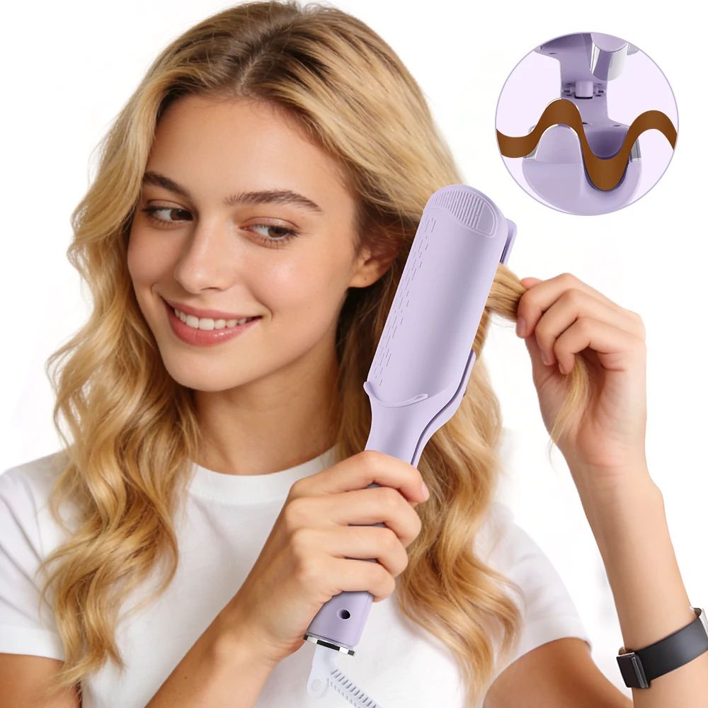 32mm Hair Curler Deep Wave Curling Iron Fast Heating Hair Styling Tool 1