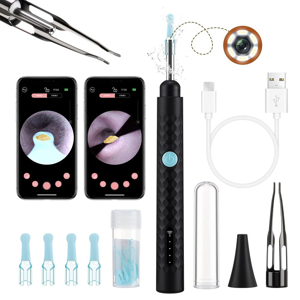 Wireless Ear Camera Otoscope HD Ear Cleaner With App Visual Cleaning Tool 6