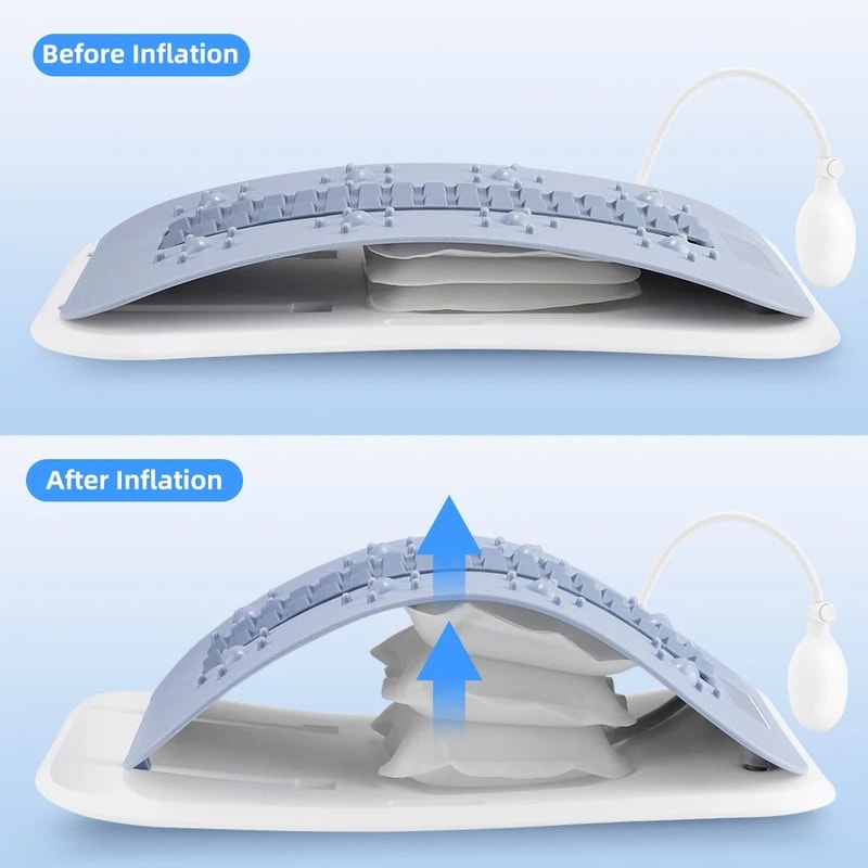 Back Stretcher Lumbar Support Traction Device With Adjustable Airbag 4