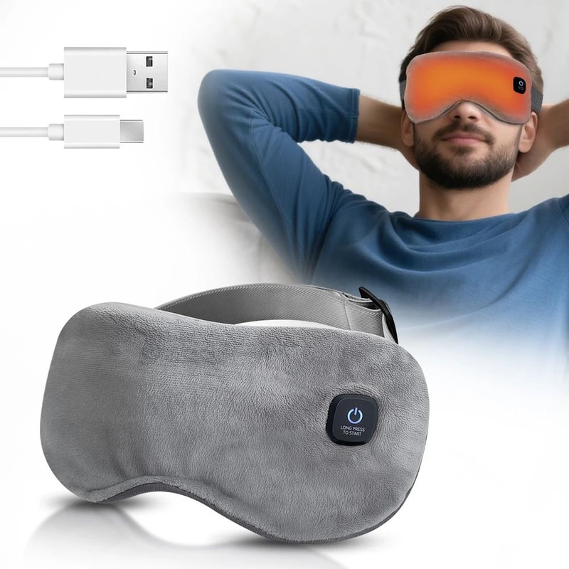 Cordless Heated Eye Mask For Dry Eyes Warm Compress Sleep And Eye Relief Mask 2