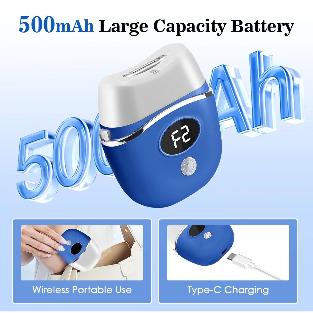 Electric Nail Clipper Automatic Nail Trimmer With Light For Safe Precision Cutting 4