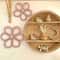 Bohemian Daisy Flower Wall Decor Woven Hanging Decoration Set 1