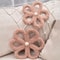 Bohemian Daisy Flower Wall Decor Woven Hanging Decoration Set 4